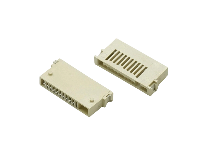 MS 白胶全塑卡座 板下型